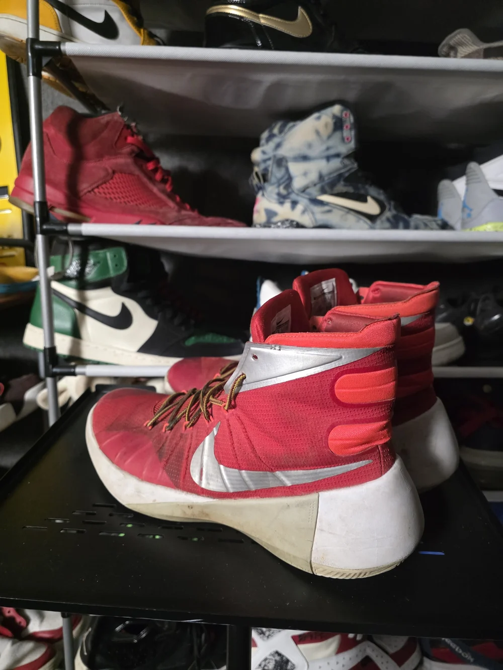 Nike red mesh